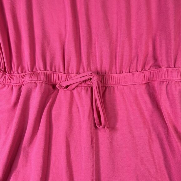 Columbia PFG Romper Womens Medium Pink Short Sleeves Drawstring Waist Casual - Picture 3 of 11